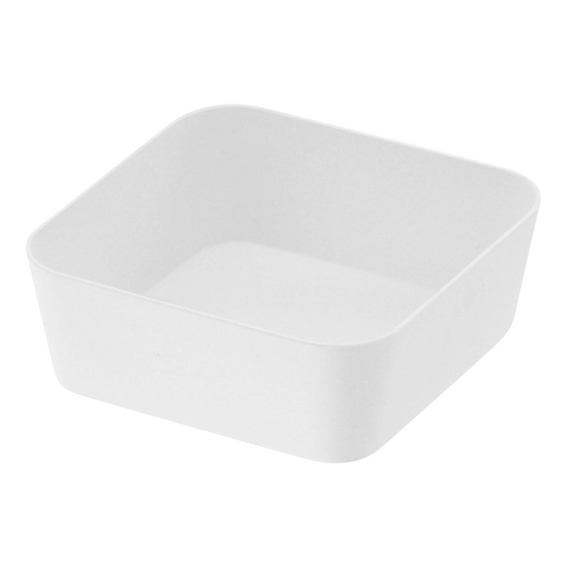 Plateau de coiffeuse Yamazaki Home, compact, acier, petit, Blanc