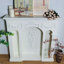 Foyer autoportant en bois massif beige