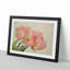 Pink Tulip Art in Abstract - Picture Frame Painting Print-55601210-55601211