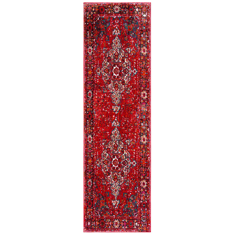 Mcconnell Vintage Hamadan Performance Oriental Rug, Runner 2'3" x 8'