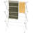 Foldable Metal Clothes Drying Rack, Vinyl‑Coated Steel