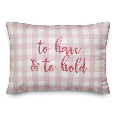  Coussin «To Have And To Hold»