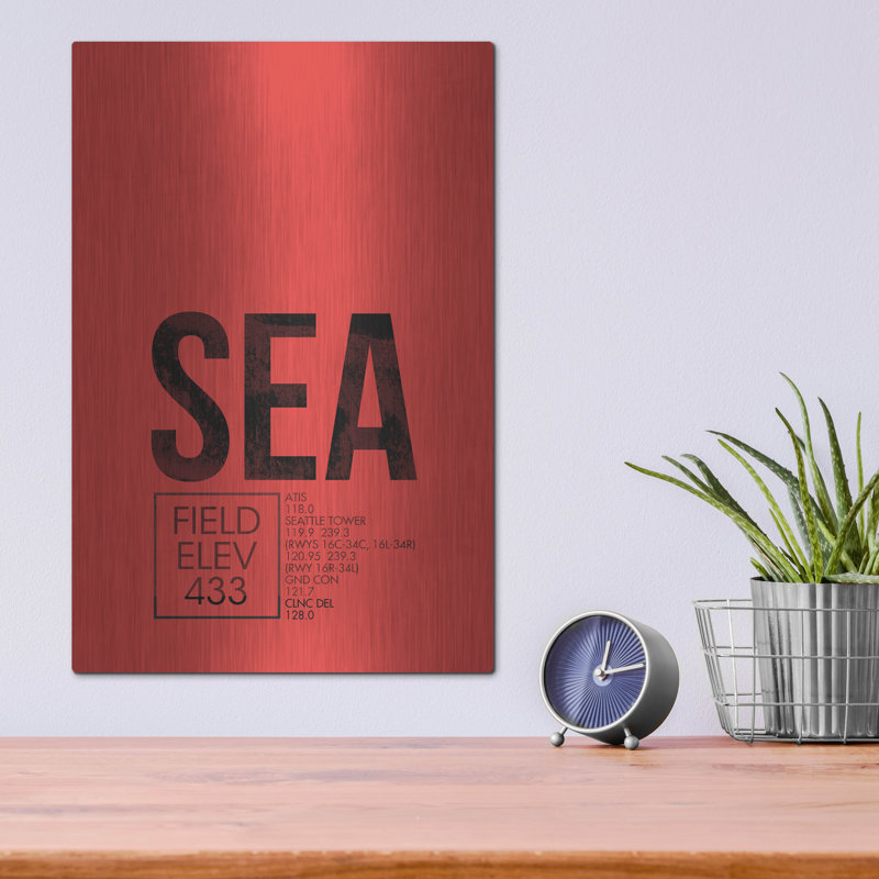 " SEA ATC " by O8 Left, 16" H x 12" W
