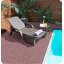 Nouvelle tuile de patio de 12 po à texture de pierre, tuiles de terrasse à emboîtement de module de bricolage, tuiles de cour faciles et rapides à installer pour le porche de la cour arrière du balcon, 44 pièces, brun-126815850