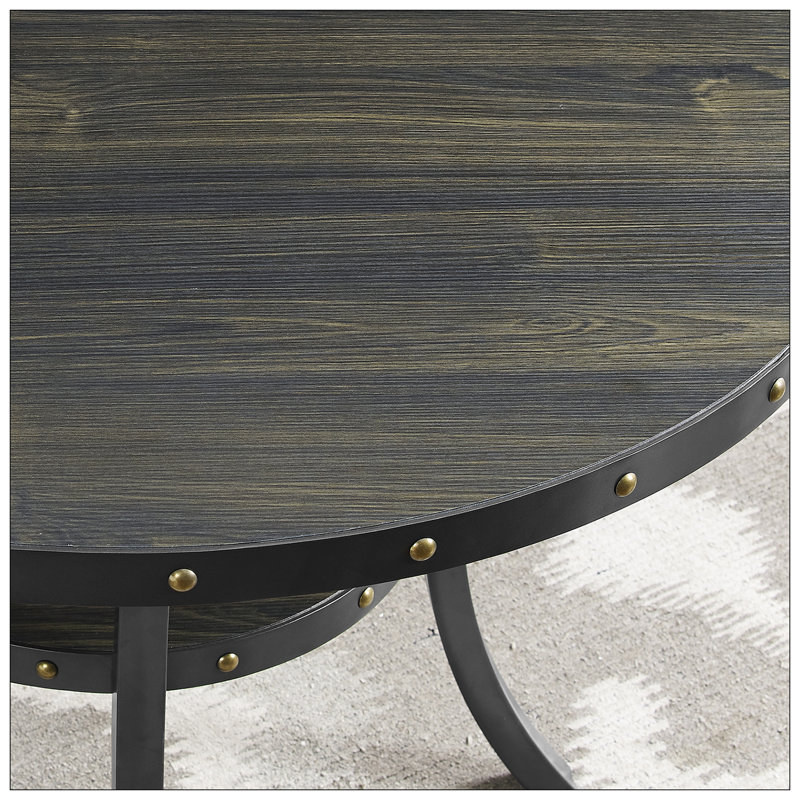 Table de bar 3 pièces Biony, Bleu