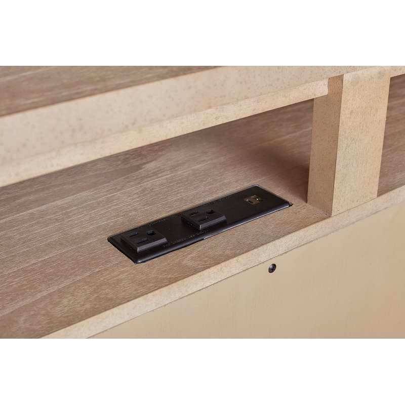 Console de divertissement 72 po au fini sable