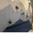 Resin Sculpture Upside Down Climbing Man Wall Sculpture Creative Hand-Finished Wall Art-2107850853