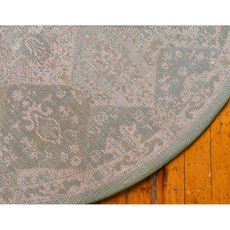 Abstract Area Rug, Round 99cm
