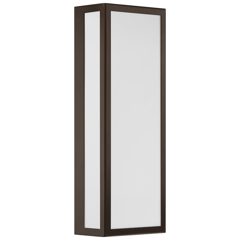 Wall Light, 18" H x 6.5" W x 3.5" D, Black