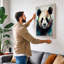 Bear With Drips Modern - Print-136702941-136702940