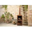 Square Terrace Heater with Wood Store-1677733988