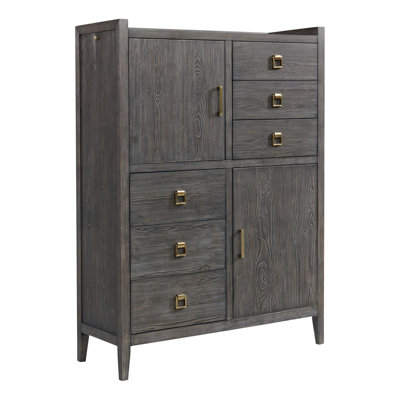 Raavi 6 Drawer 46" W Solid Wood Chest