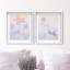 Lavender Shadows Set Framed Graphic Art-1962056188-2069827686