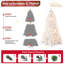 Arbre de Noël à déplier automatique, support stable, arbre de Noël artificiel-118769859