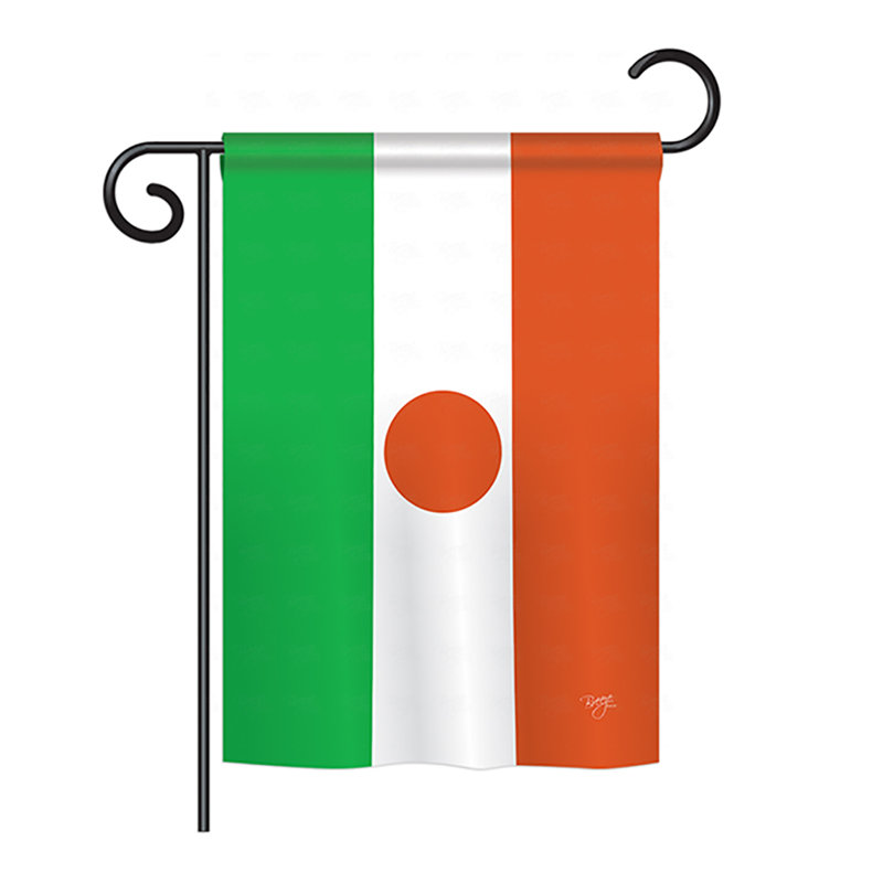 Double Sided 40 in. H x 28 in. W Polyester Garden flag, 18.5" H x 13" W