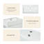 Meuble-lavabo simple 21,6 po avec comptoir Maaikel