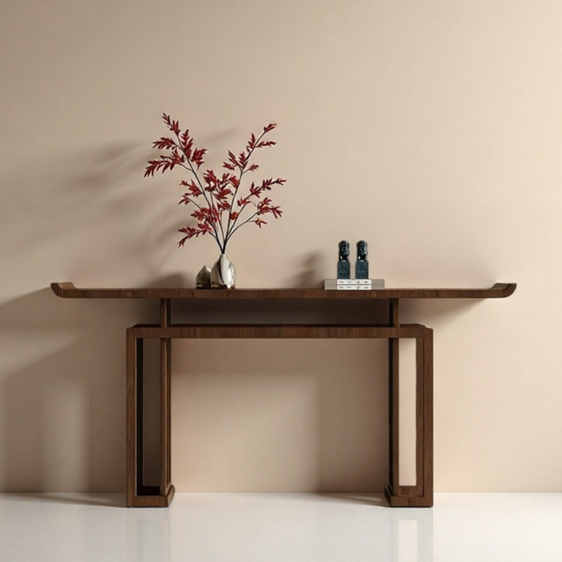 Nouvelle console en bois massif de style chinois, H 35,4 po x l 63 po x P 15,7 po