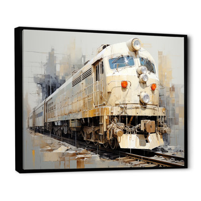 Rêve de train rétro blanc I