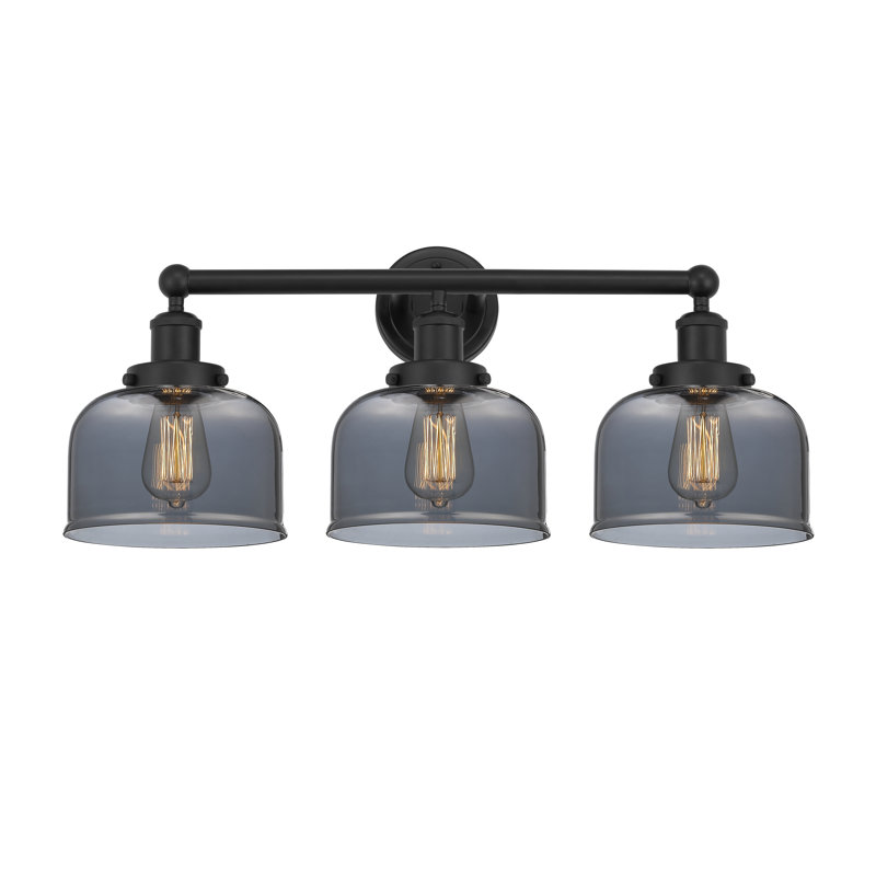 Annamari 3 - Light Dimmable Vanity Light, Matte Black, Plated Smoke