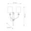 Croyd Steel Armed Sconce
