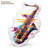 1pc Saxophone-Shaped Throw Pillow - Music-Themed Stuffed Cushion with Saxophone Print, -Filled Decorative Pillow Suitable for Bedroom, Sofa, Dorm - Gift for Musicians & Music Lovers, Multicolor Saxo, 2D Flat, 11.81inch-137542507