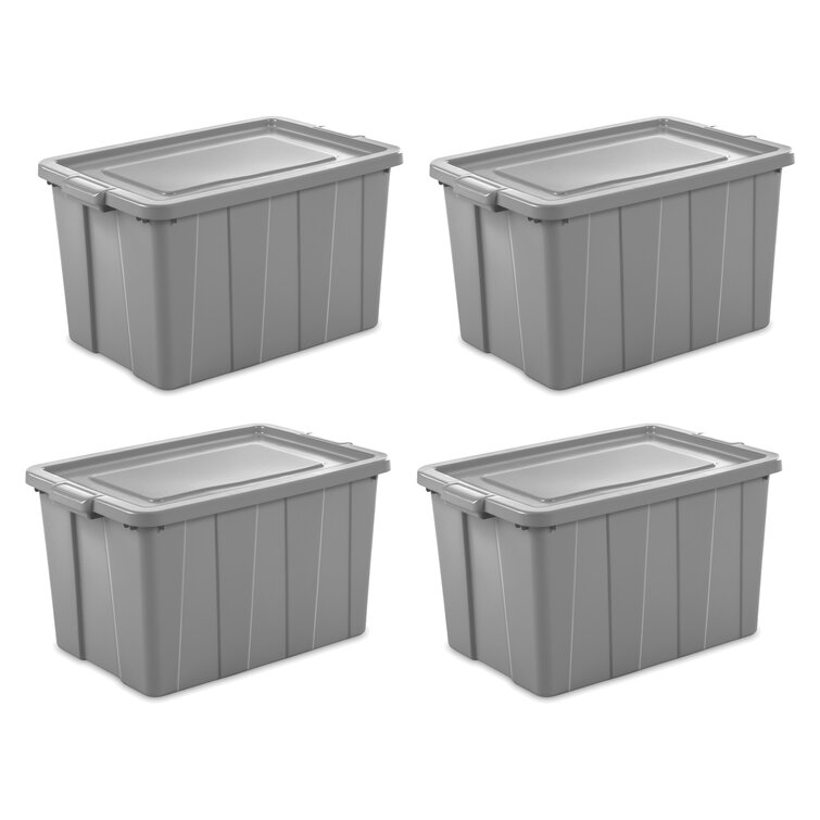 Sterilite Tuff1 18 Gallon Plastic Storage Tote Container Bin w