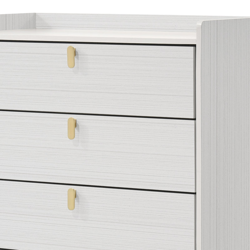 Commode 5 tiroirs avec poignées