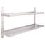 Abrego 2 Piece Metal Floating Shelf-1204931954