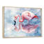 Flamingo Reflections By The Lake I - flamant rose, art mural-1484106969-1484106968-1484106961