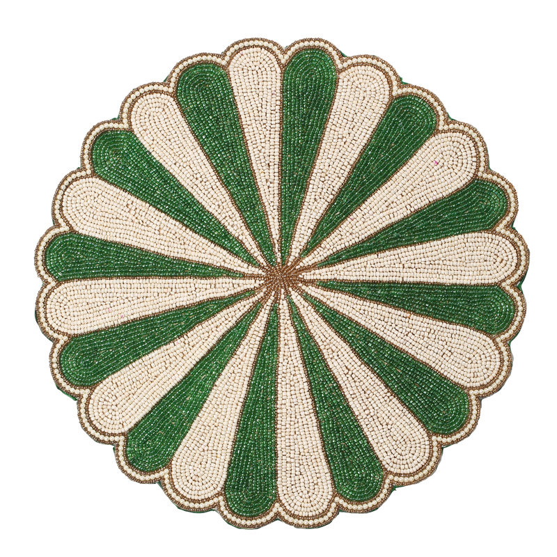 Napperon en verre 15 "Branan, Vert