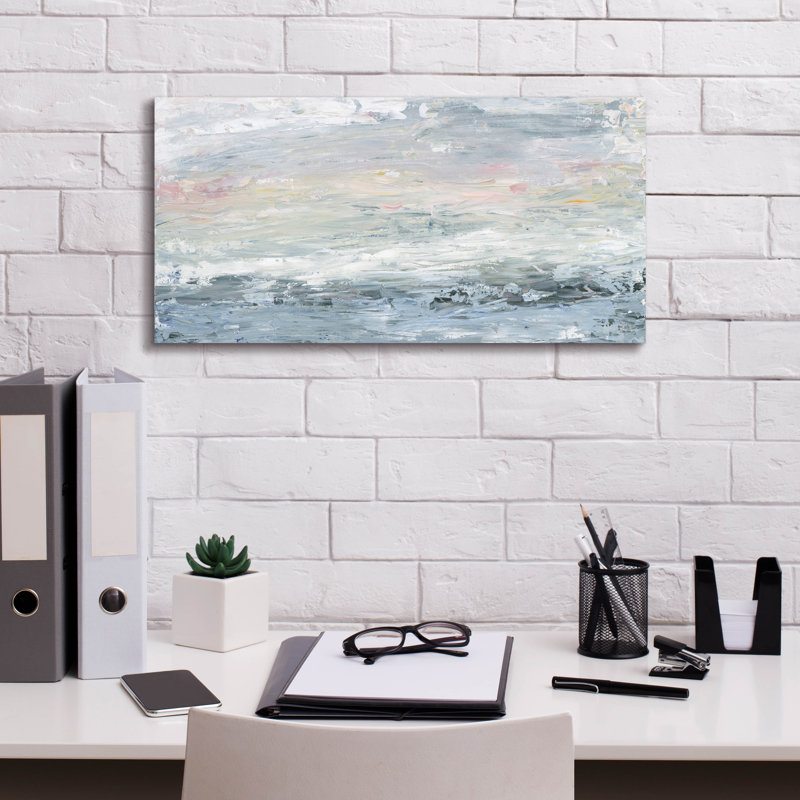 «Gazing Out» par Sarah Adams, art mural sur toile, 24 po x 12 po, H 12 po x l 24 po x P 0,75 po