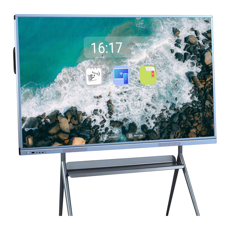 JYXCN Smart Board?Wireless 4K Interactive?Multi-Touch Collaboration Board 75 Inch for Cloud Connectivity for Hotel/Lobby Display/Classroom?