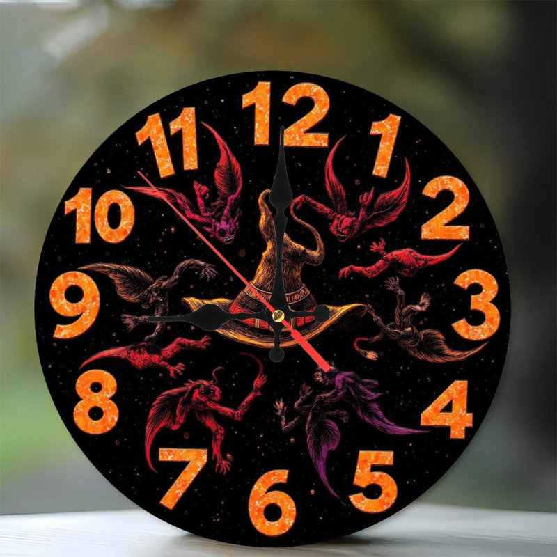 Horloge d'Halloween