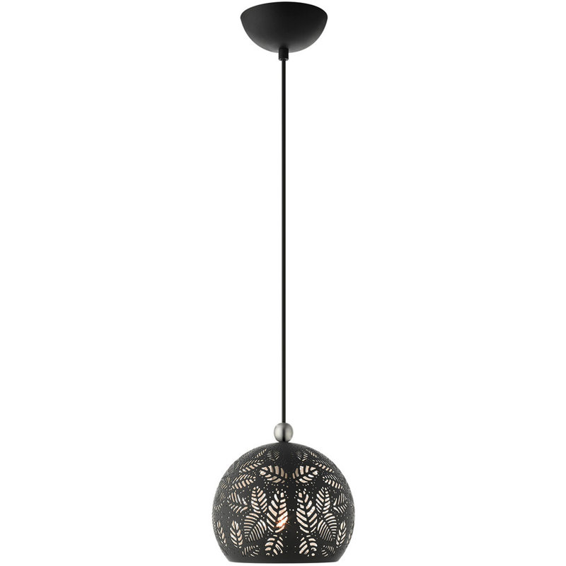Luminaire suspendu à globe unique à 1 lumière