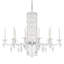 Siena 10 Light 40.5in x 30in Chandelier in Antique Silver with Clear Heritage Handcut Crystals-340986955-340986957