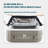 RELXTIME Square Hot Tub Inflatable Spa 4-6 Person Portable Hottub Outdoor Blow Up Hot Tub,130 Air Bubbles,2 Filter Cartridges,Hottub Cover