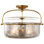 Chapman & Myers Lorford Medium Semi-Flush Lantern