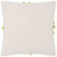  Housse de coussin décoratif à motif floral Appliqued-1669143300