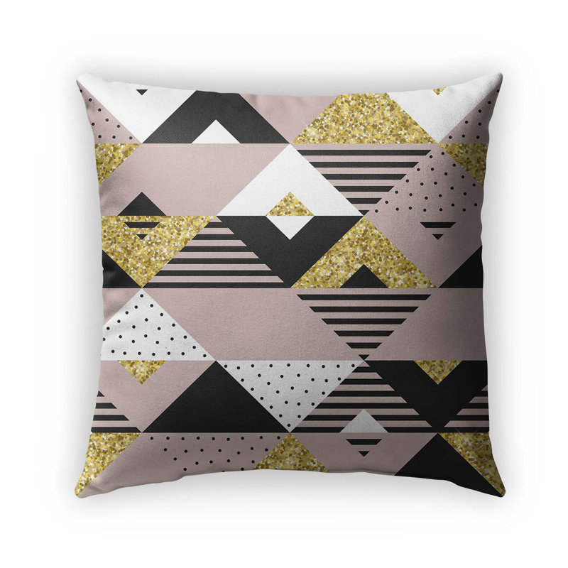 Housse de coussin d'extérieur carré tendance, 24" X 24"