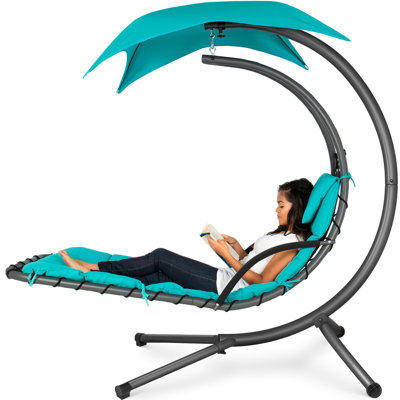 Rodjanae Outdoor Metal Chaise Lounge by Arlmont & Co.