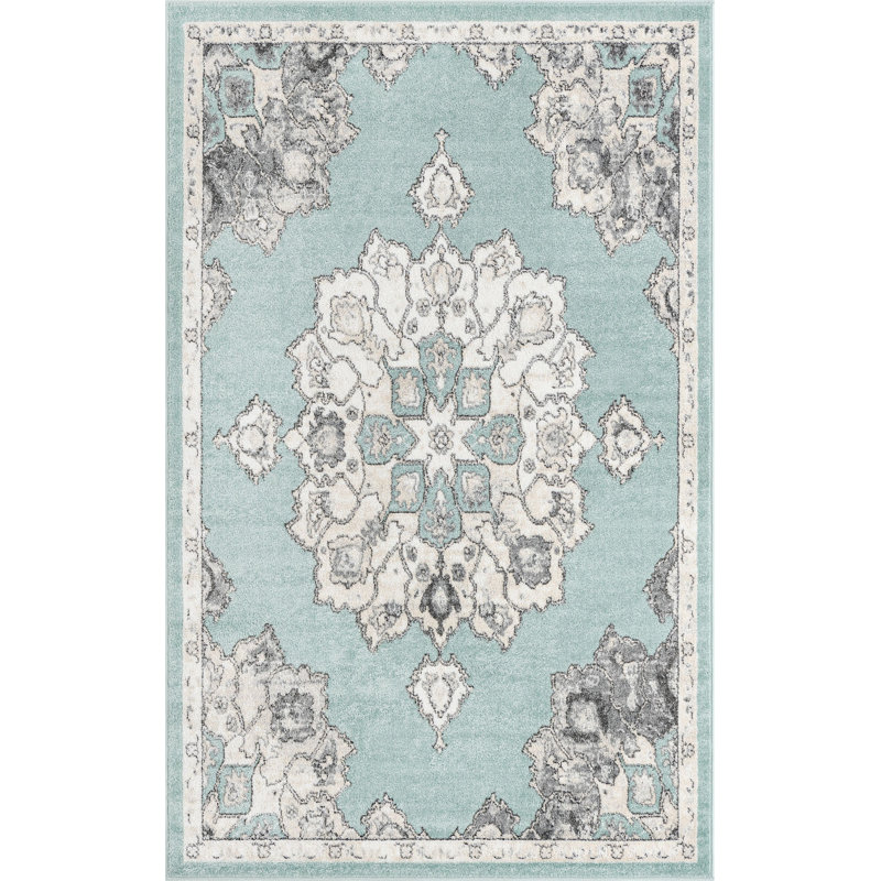 Troayurgh Oriental Indoor Rug, Rectangle 5' x 8'