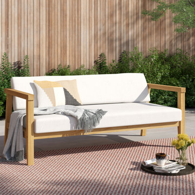 Bayport Teak Outdoor Patio Loveseat by Modway