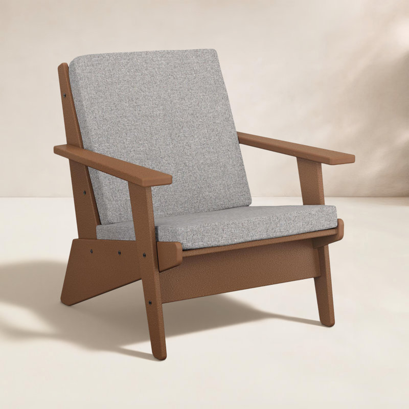 Méridienne Riviera, Tweed usé, Teck