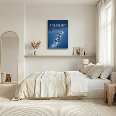 «Keep The Line», reproduction d'art sur toile, ensemble de 1