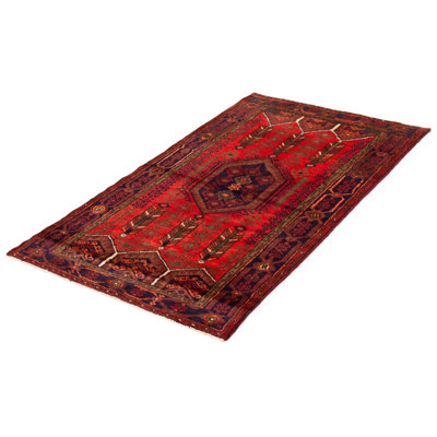 Hand Knotted Andelz Red Wool Rug 3'10" x 6'5"