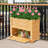 Raised Bed Garden Cabinet With Extra Storage Compartments, Wooden Planter Box, Large Planter Stand Box-1105188662