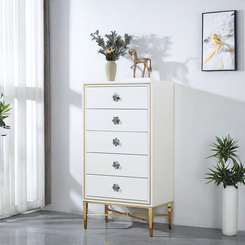 Armoire de rangement Simple Living, Blanc