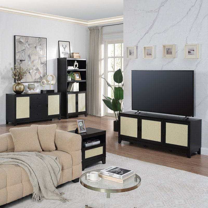 Sheridan 59" Sideboard In Black, Black