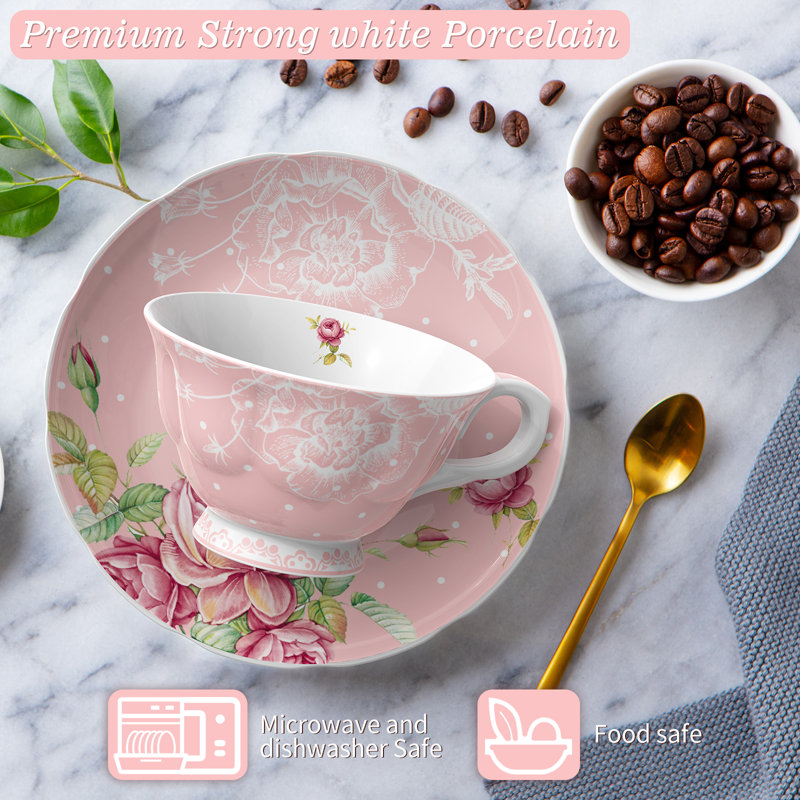 Porcelain Mug, Pink