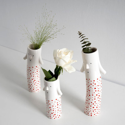 Handmade Ceramic Flower Bud Vase